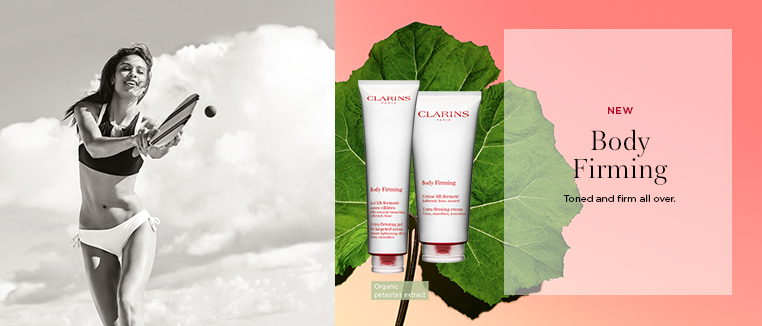 CLARINS priemonės stangrinimui, formavimui