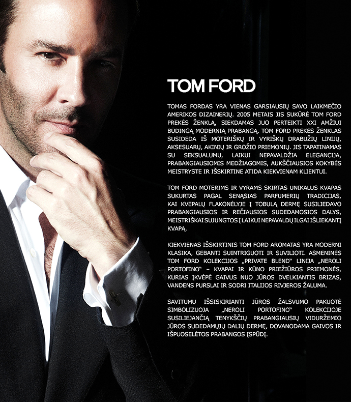 APIE „TOM FORD“ 