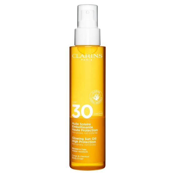 CLARINS Beautifying Sun Care Oil SPF 30  Apsauginis sausas aliejus kūnui