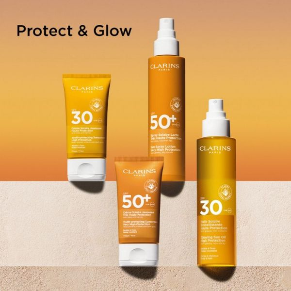 CLARINS Beautifying Sun Care Oil SPF 30  Apsauginis sausas aliejus kūnui