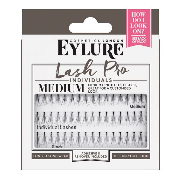EYLURE Lash Pro Individuals  Medium Lashes Dirbtinės blakstienos kuokšteliais