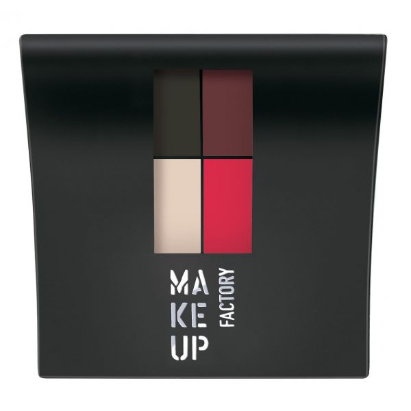 MAKE UP FACTORY Mat Eye Colors 4 spalvų akių šešėliai