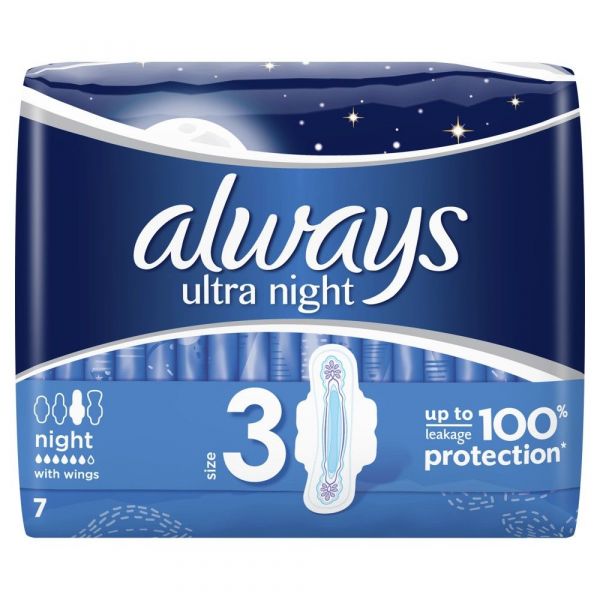SANITEX Always Ultra Night Naktiniai higieniniai įklotai