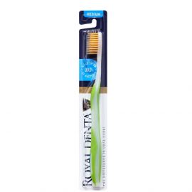 Tooth brush with gold