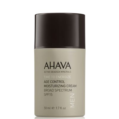 AHAVA Time to Energize Age Control Moisturizing Cream SPF15 Kremas nuo raukšlių vyrams