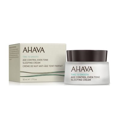 AHAVA Time to Smooth Age Control Even Tone Sleeping Cream Naktinis veido kremas