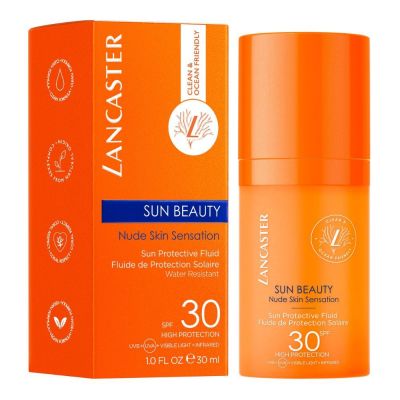 LANCASTER LC SBF SPF30 FLUID Apsauginė veido emulsija nuo saulės