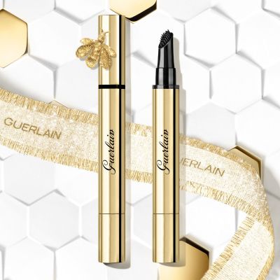 GUERLAIN MAD EYES Brow Framer Sparkling Gold Antakių gelis su šepetėlių