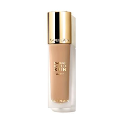 GUERLAIN Parure Gold Skin Matte Netepanti, tobulinanti, 24val. išliekanti ir puoselėjanti kreminė pudra
