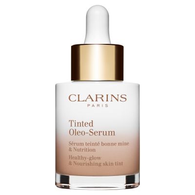 CLARINS Tinted Oleo-Serum Ypač lengvos tekstūros, sveiko žvilgesio suteikianti pudra su serumu
