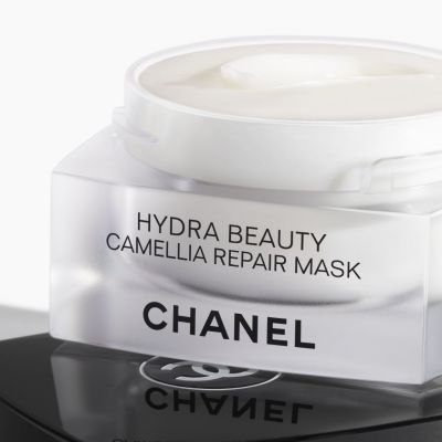 CHANEL Hydra Beauty Camellia Repair Mask Drėkinamoji ir raminamoji veido kaukė