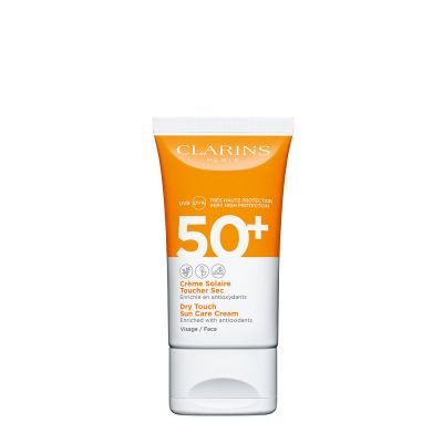CLARINS Dry Touch Sun Care Cream For Face SPF 50 Apsauginis kremas nuo saulės veidui