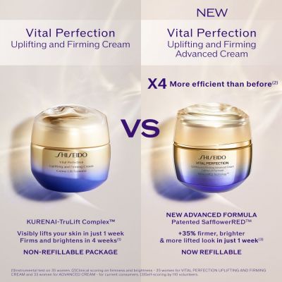 SHISEIDO UPLIFTING AND FIRMING ADVANCED CREAM Veido kremas nuo raukšlių