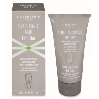 L'ERBOLARIO HYALURONIC ACID FOR HIM HAND CREAM Hand cream for men