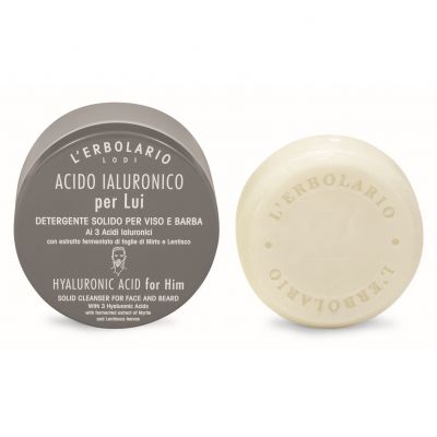 L'ERBOLARIO HYALURONIC ACID FOR HIM CLEANSING BAR Soap