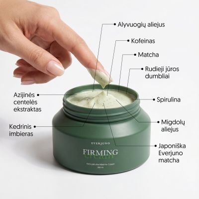 EVERJUNO Anti-Cellulite Matcha Cream Anti-cellulite cream
