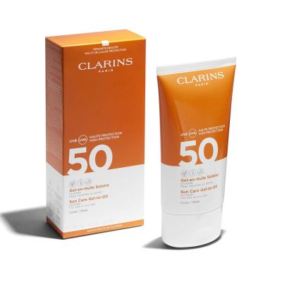 CLARINS Gel-Solar Body Oil SPF50  Sun protection gel