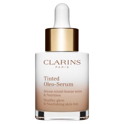 CLARINS Tinted Oleo-Serum Ypač lengvos tekstūros, sveiko žvilgesio suteikianti pudra su serumu