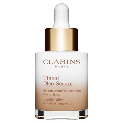 CLARINS Tinted Oleo-Serum Ypač lengvos tekstūros, sveiko žvilgesio suteikianti pudra su serumu