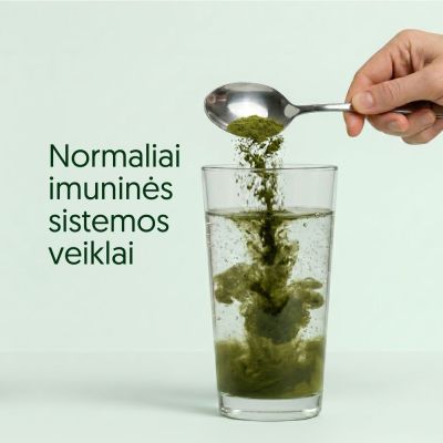 EVERJUNO Green Powder Detox Supermaisto mišinys