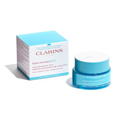 CLARINS Hydra Essentiel Silky Cream SPF 15 - Normal to Dry Skin Drėkinamasis veido kremas