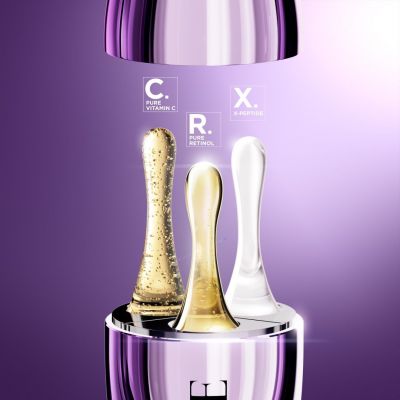 LANCÔME RÉnergie C.R.X Triple Serum Retinol Jauninamasis serumas