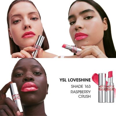 YVES SAINT LAURENT Loveshine Wet Shine Blizgūs drėkinamieji lūpų dažai