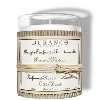 DURANCE Olive Wood Handmade scented candle
