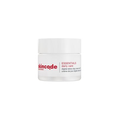 SKINCODE ESSENTIALS daily care DIGITAL DETOX DAY CREAM SPF 15 Dieninis veido kremas SPF 15