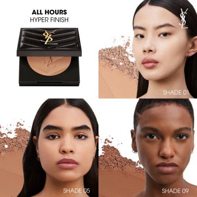 YVES SAINT LAURENT All Hours Hyper Finish Kompaktinė pudra