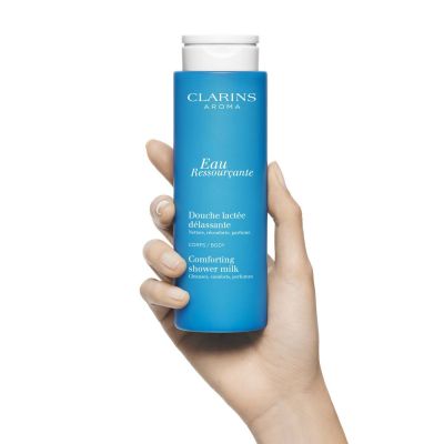 CLARINS Eau Ressourcante - Comforting Shower Milk Dušo ir vonios kremas