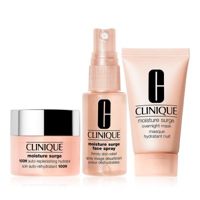 CLINIQUE Moisture Surge Glow Mini Set Veido odos priežiūros rinkinys