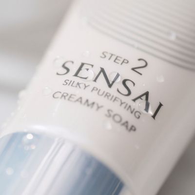 SENSAI  SILKY PURIFYING CREAMY SOAP Valomosios veido putos