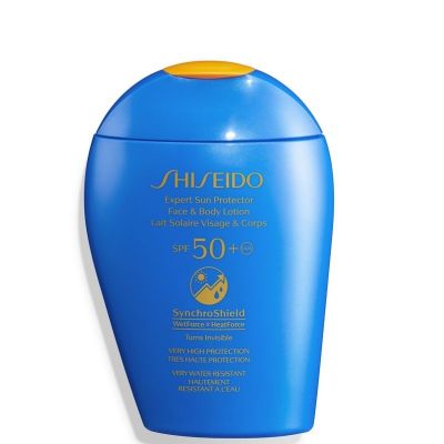 SHISEIDO Expert Sun Protector Face & Body Lotion SPF 50+ Apsauginis pienelis nuo saulės