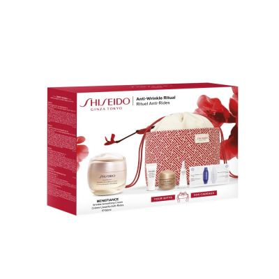 SHISEIDO BENEFIANCE WRINKLE SMOOTHING CREAM SET Veido odos priežiūros rinkinys