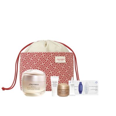 SHISEIDO BENEFIANCE WRINKLE SMOOTHING CREAM SET Veido odos priežiūros rinkinys