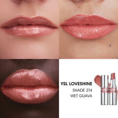 YVES SAINT LAURENT Loveshine Wet Shine Blizgūs drėkinamieji lūpų dažai