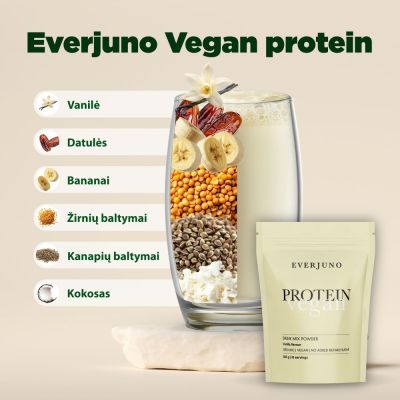 EVERJUNO Vegan Protein Supermaisto mišinys