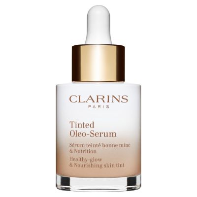 CLARINS Tinted Oleo-Serum Ypač lengvos tekstūros, sveiko žvilgesio suteikianti pudra su serumu