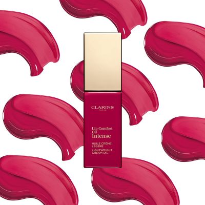 CLARINS Lip Comfort Oil Intense Sodrios spalvos lūpų aliejus 