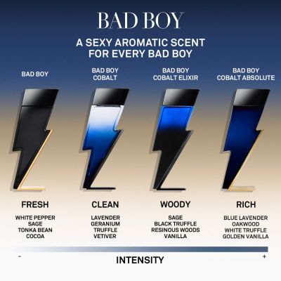 CAROLINA HERRERA Bad Boy Cobalt Absolute Purškiamas kvapusis vanduo