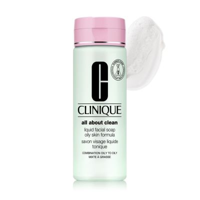 CLINIQUE All About Clean Liquid Facial Soap Oily Skin Formula Valomasis muilas