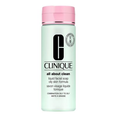 CLINIQUE All About Clean Liquid Facial Soap Oily Skin Formula Valomasis muilas