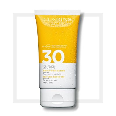 CLARINS Sun Care Gel-To-Oil For Body SPF 30 Sun protection gel