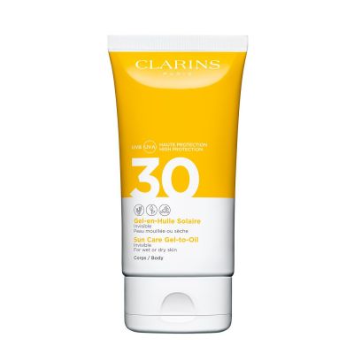 CLARINS Sun Care Gel-To-Oil For Body SPF 30 Sun protection gel