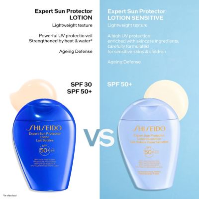 SHISEIDO Expert Sun Protector Sensitive SPF 50+ Apsauginis pienelis nuo saulės