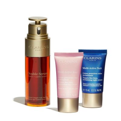 CLARINS Double Serum & Multi-Active set Veido odos priežiūros rinkinys