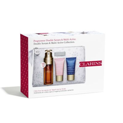 CLARINS Double Serum & Multi-Active set Veido odos priežiūros rinkinys