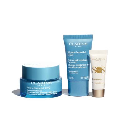 CLARINS MY FACE MOISTURISING ESSENTIALS Veido odos priežiūros rinkinys