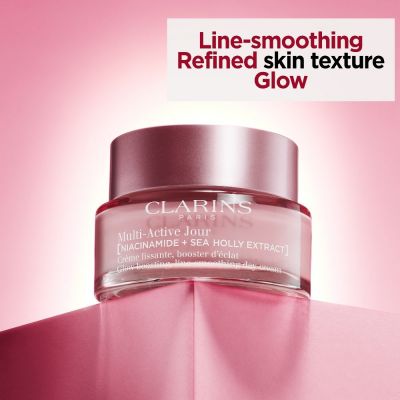 CLARINS Multi-Active Line Smoothing All Skin Types Dieninis veido kremas
